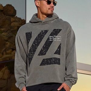 Very nice grey washed YoungLa hoodie. Only tried on so very much new. Size L